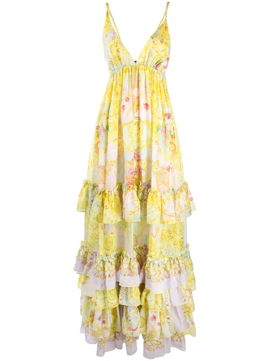 New Baroque Maxi-Dress