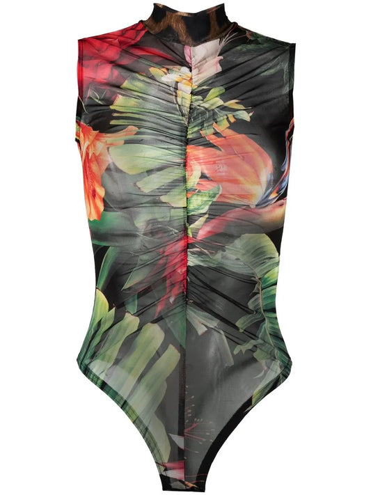 Floral Sleeveless Bodysuit
