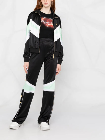 Logo-Embroidered Striped Tracksuit Set