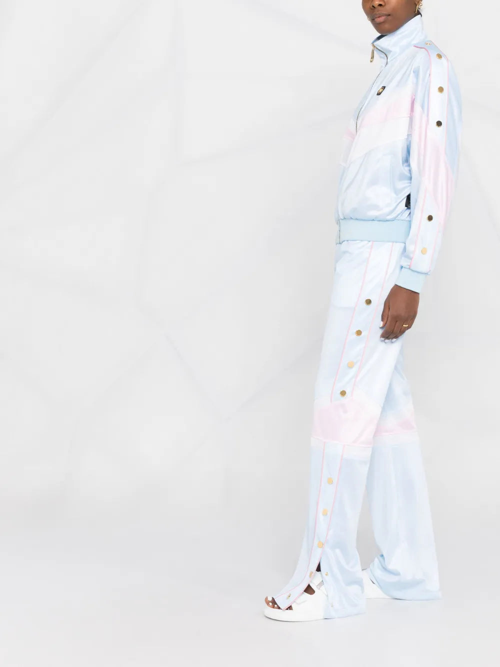 Logo-Embroidered Striped Tracksuit Set