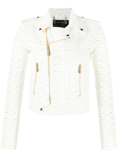 Sangallo Leather Biker Jacket