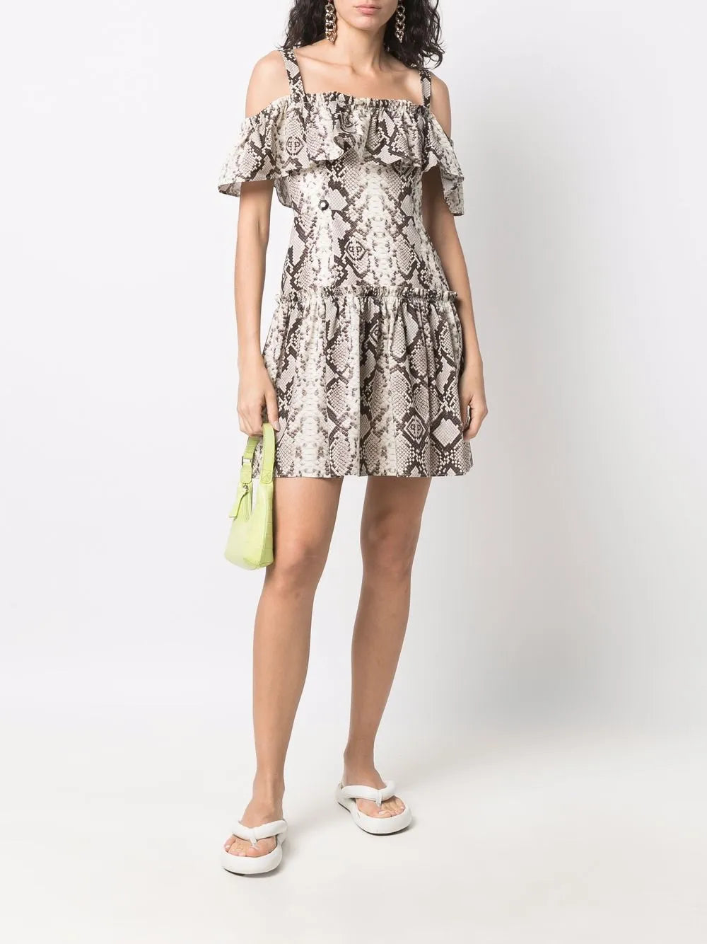 Python-Print Mini Dress
