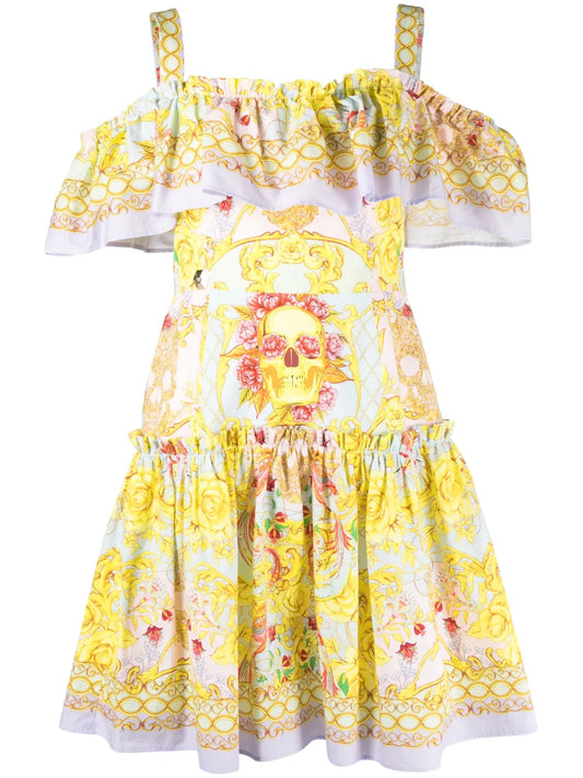 New Baroque Print Dress