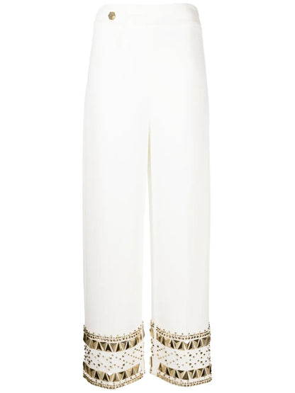 Cady Gold-Studded Trousers