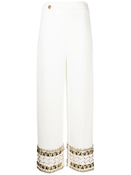 Cady Gold-Studded Trousers