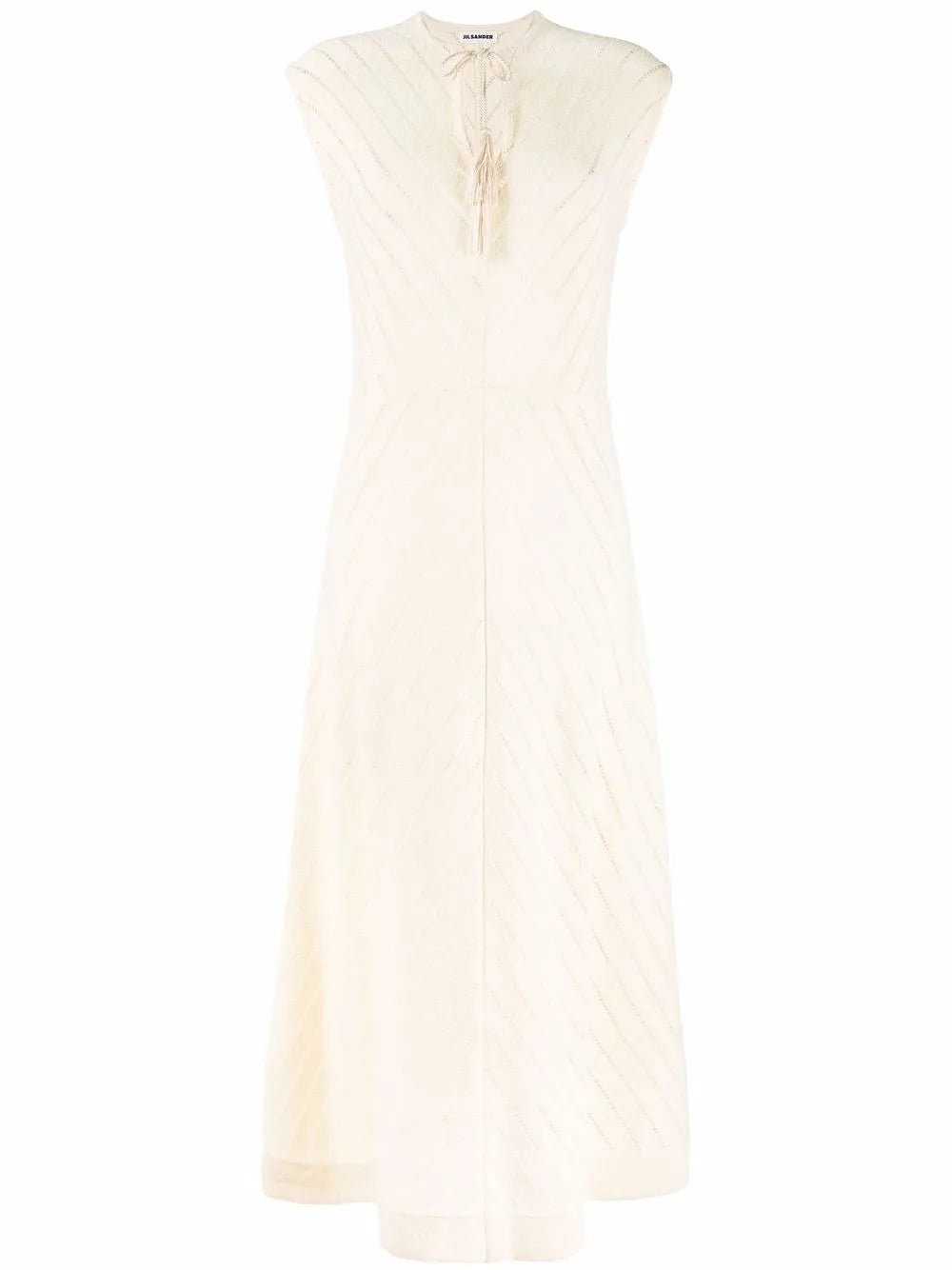 Striped V-Neck Maxi Dress