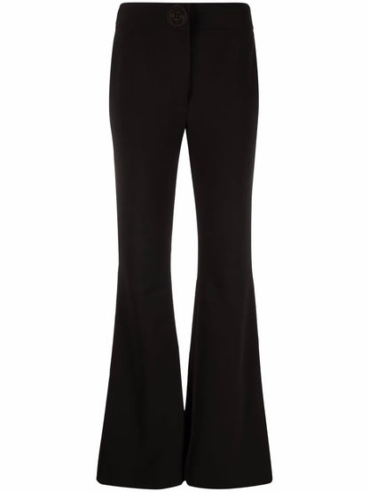 High Waist Flared Trousers