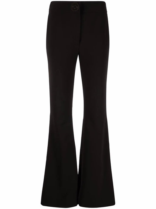 High Waist Flared Trousers