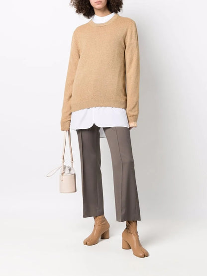 Round Neck Knit Jumper