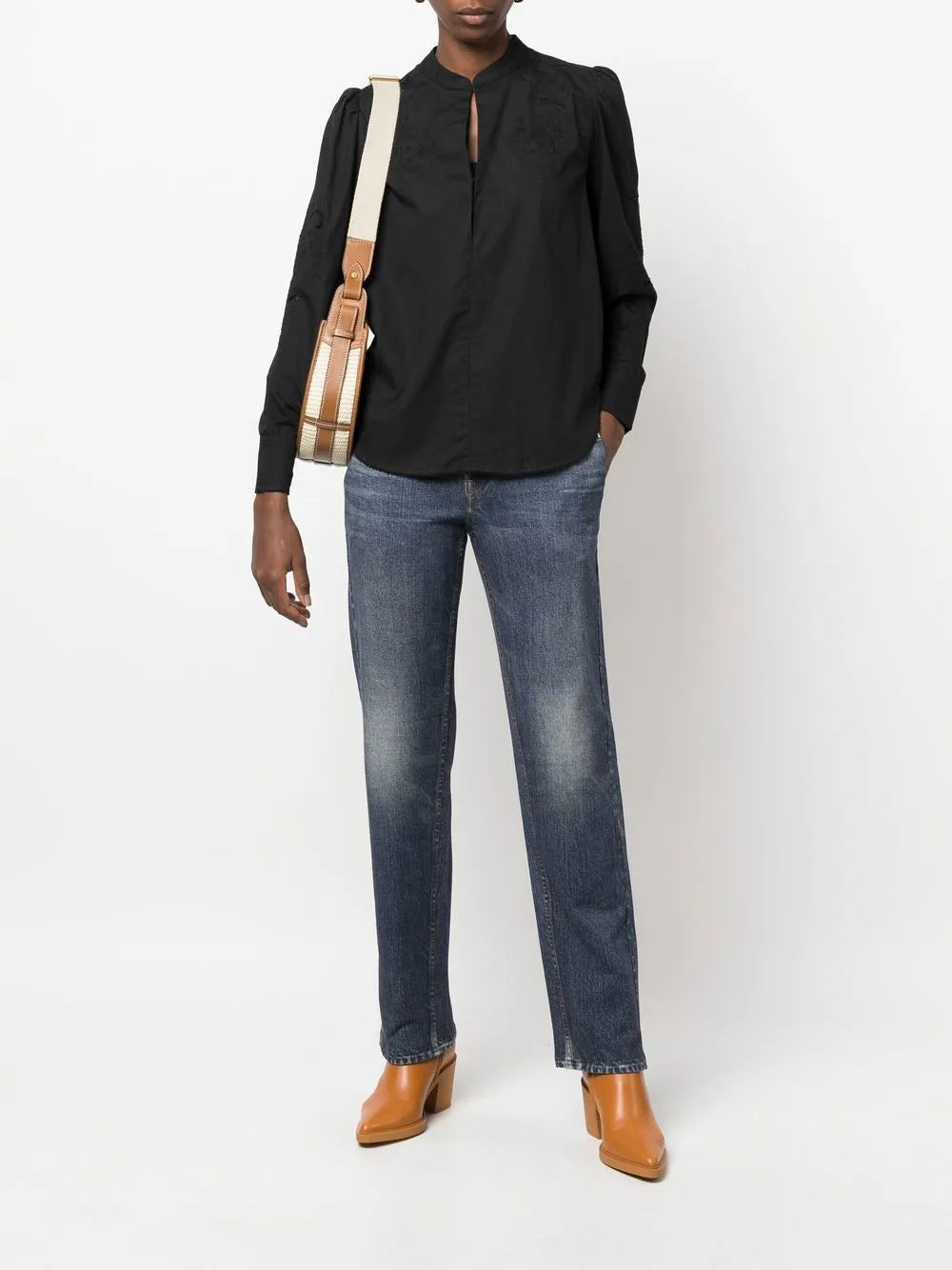 Jade Long-Sleeve Blouse