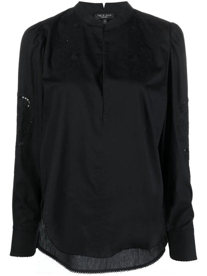 Jade Long-Sleeve Blouse