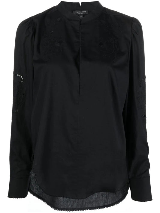 Jade Long-Sleeve Blouse