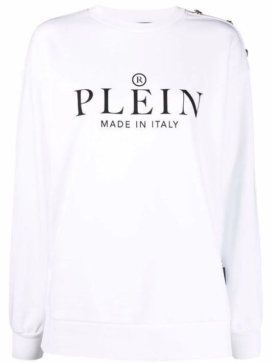 Logo-Print Crew Neck Sweatshirt