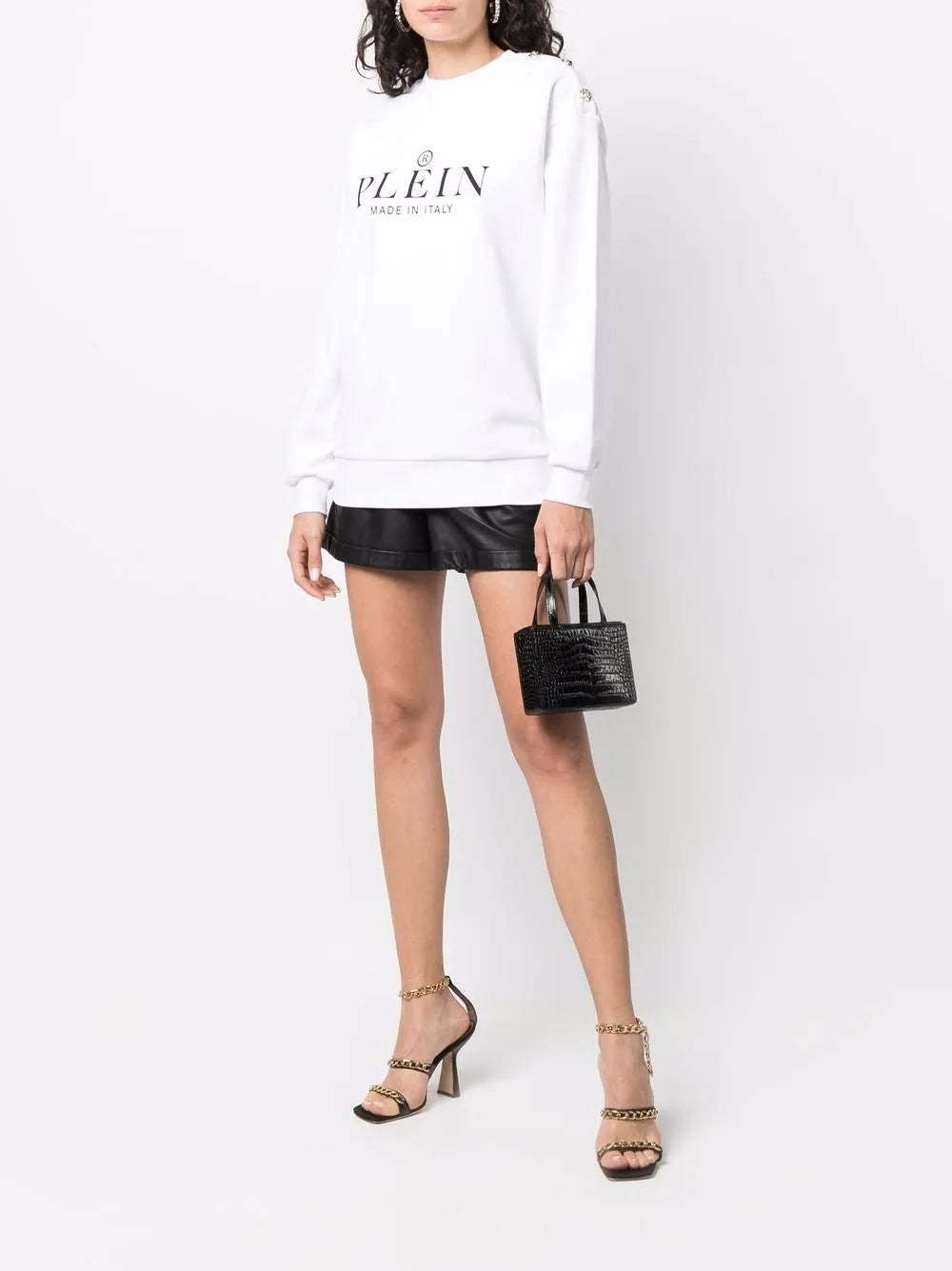 Logo-Print Crew Neck Sweatshirt