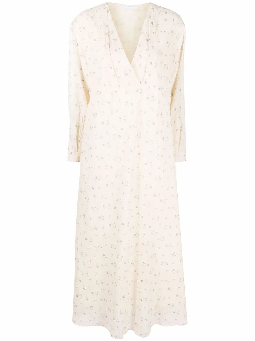 Floral-Print Flared Dress