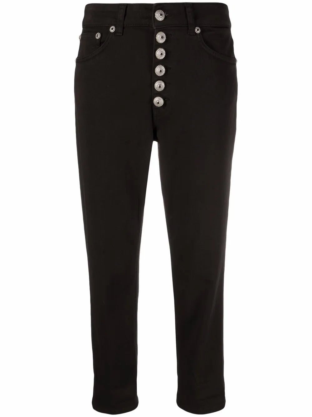 Koons Cropped Button-Fly Trousers