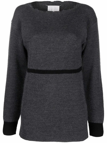 Ribbed-Knit Jumper