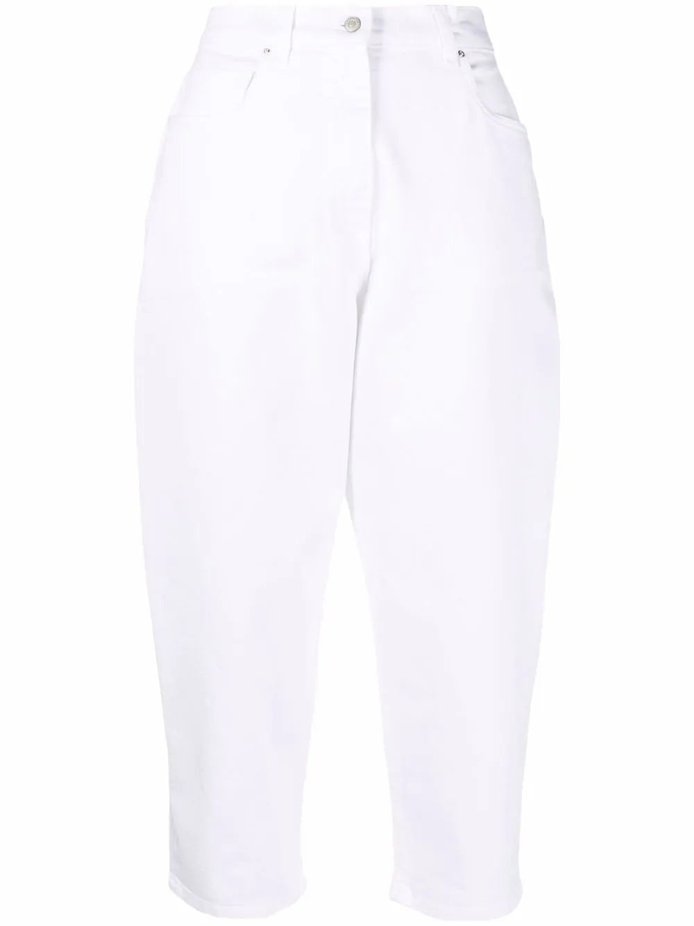 Cropped Tapered Trousers