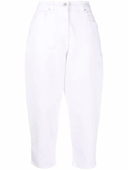 Cropped Tapered Trousers