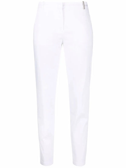 Mid-Rise Cropped Trousers