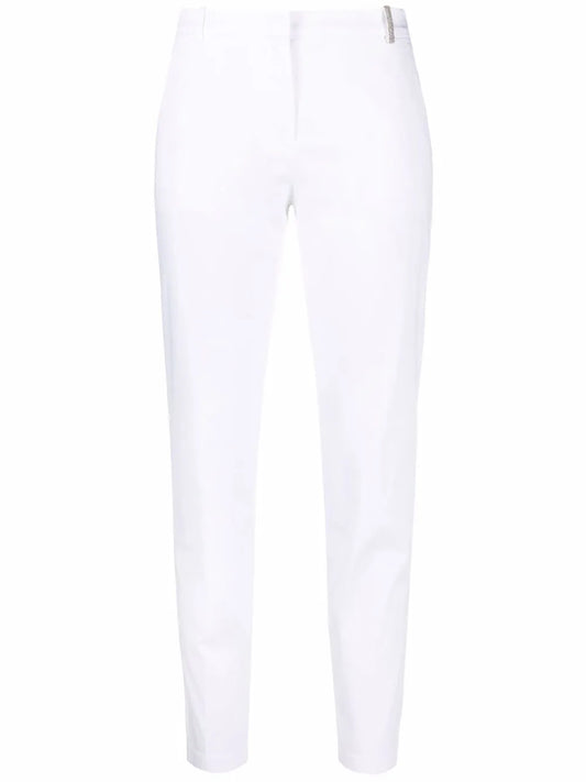 Mid-Rise Cropped Trousers