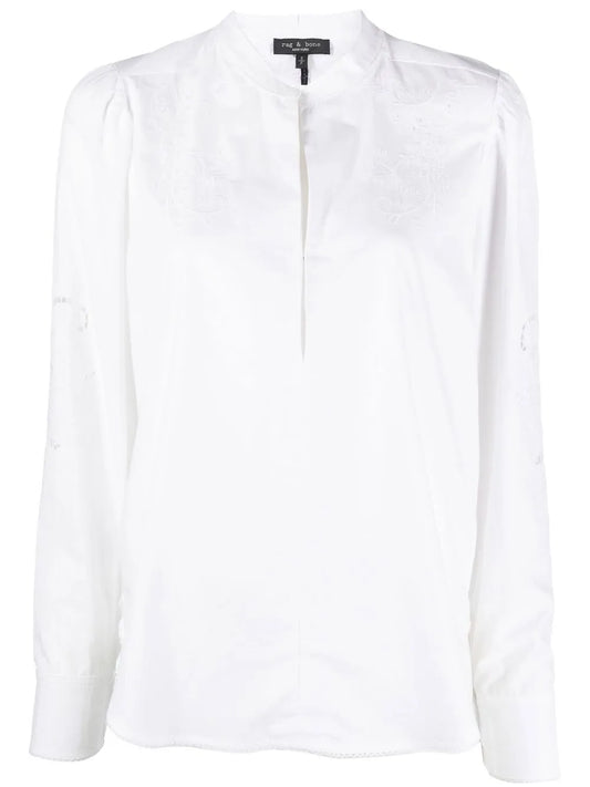 Jade Long-Sleeve Blouse