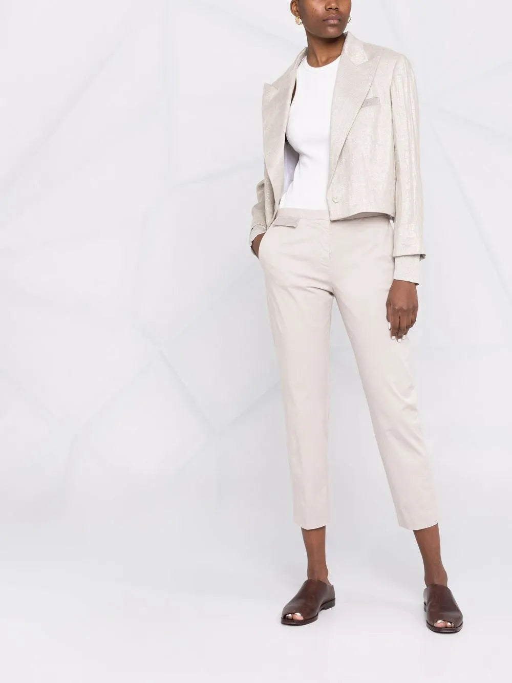 Tapered Tailored Trousers