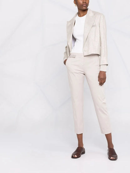 Tapered Tailored Trousers