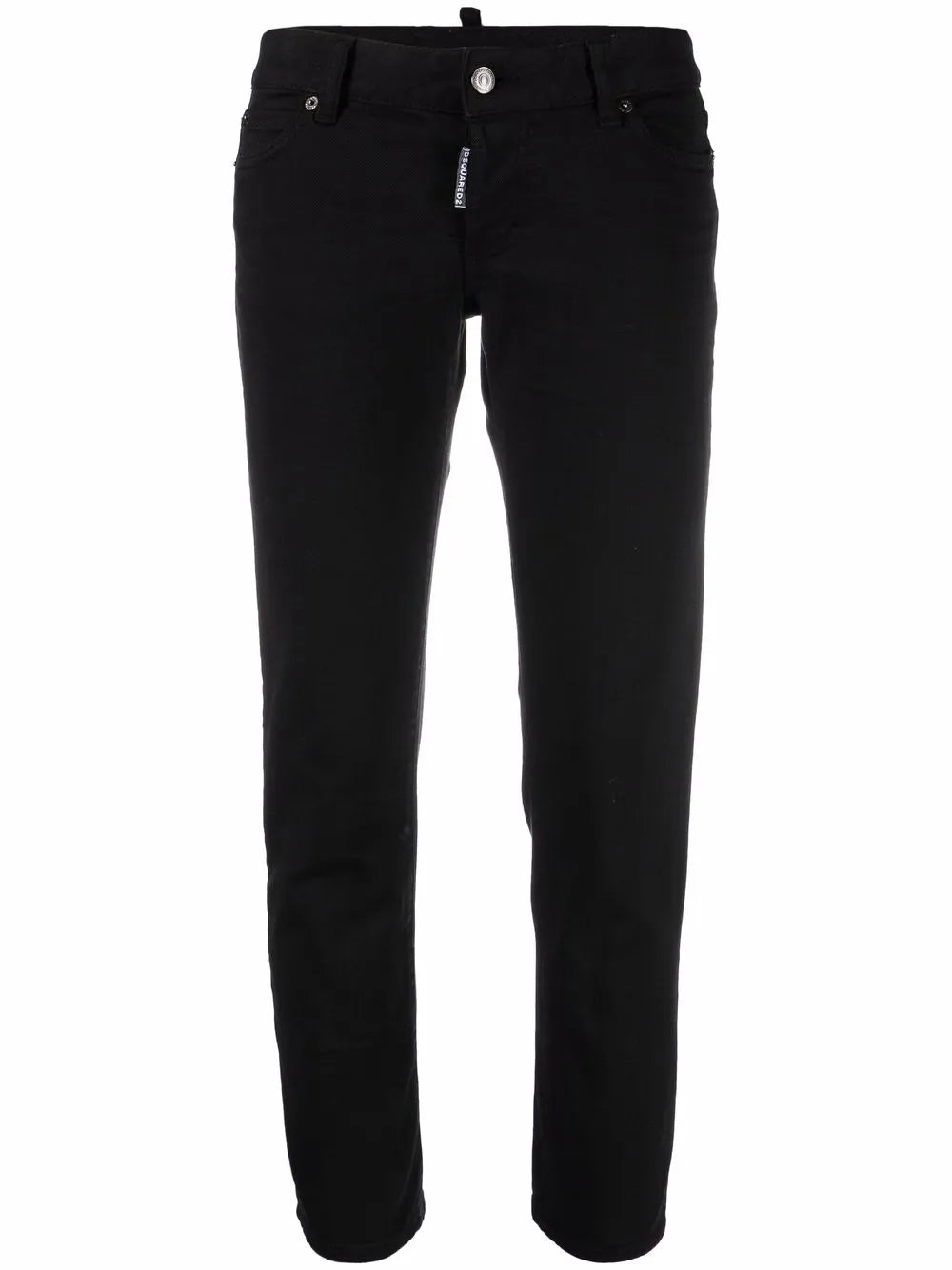 Cropped Low-Rise Trousers