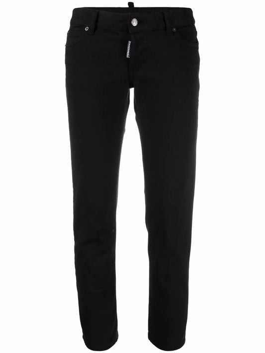Cropped Low-Rise Trousers