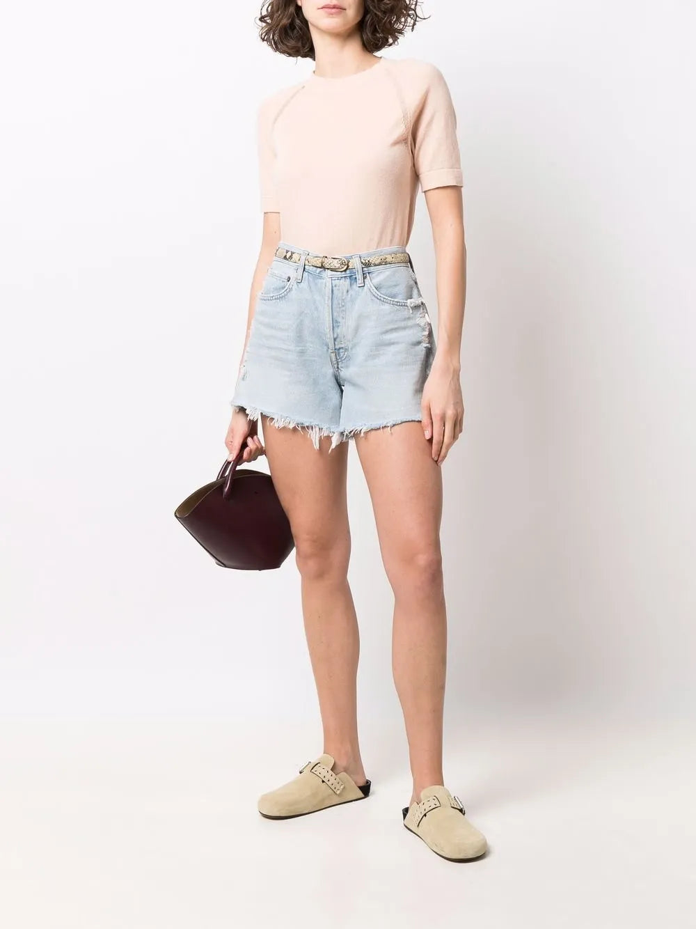 Cashmere Short-Sleeved Top