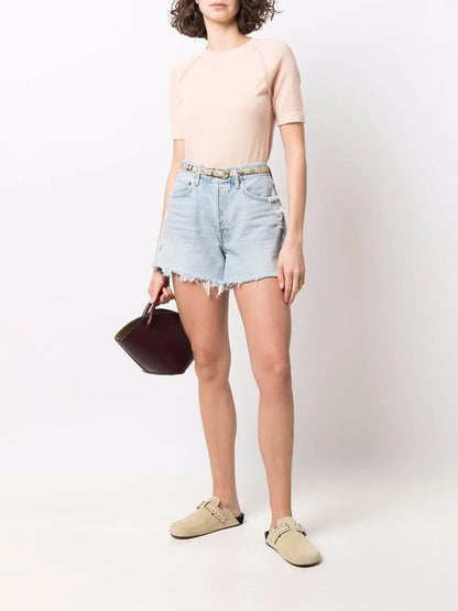 Cashmere Short-Sleeved Top