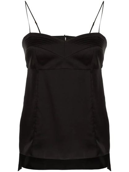 Bustier Camisole Silk Top