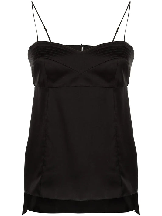 Bustier Camisole Silk Top