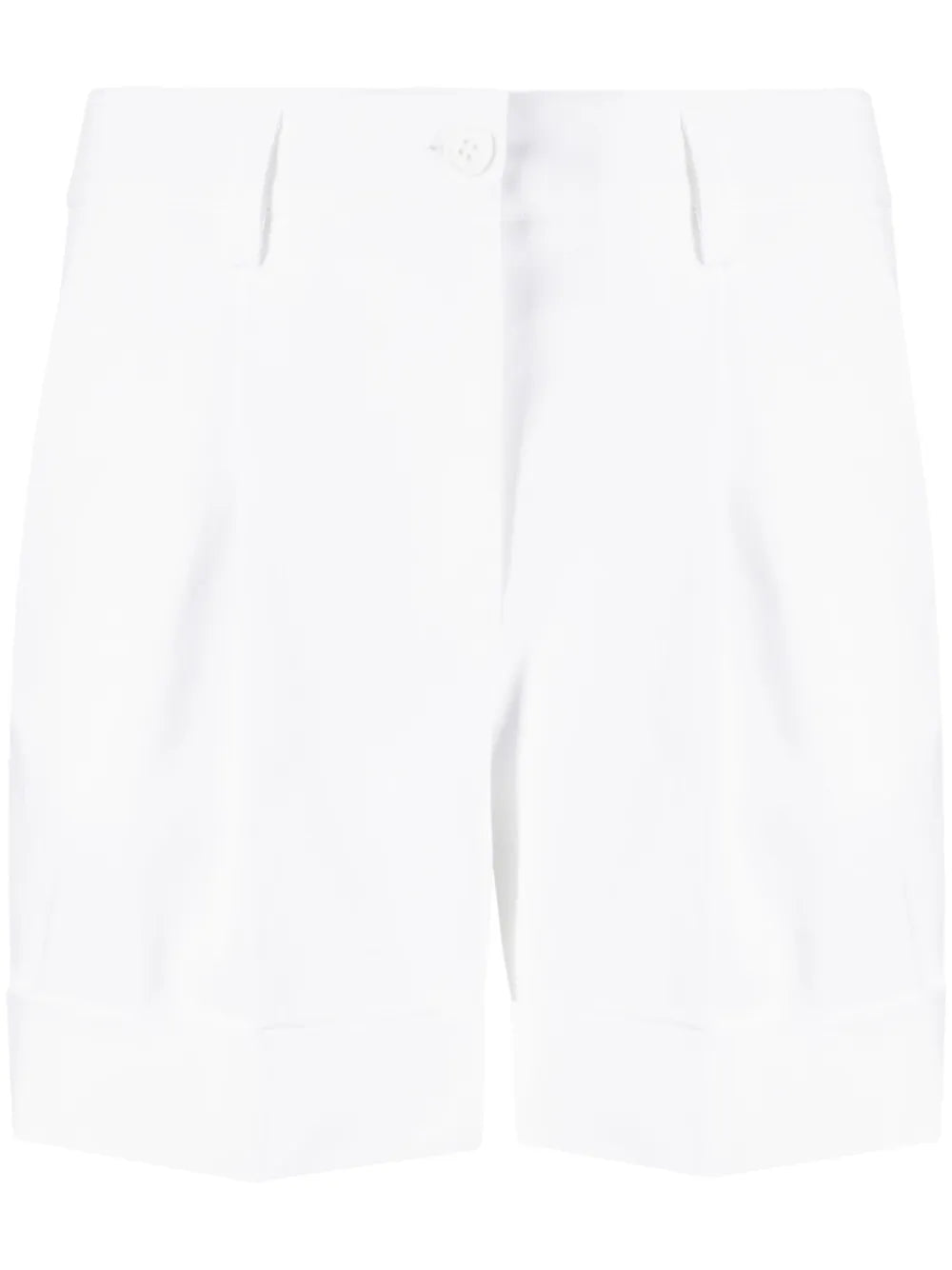Turn-Up Hem Cotton Shorts