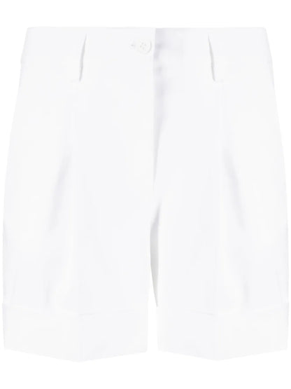 Turn-Up Hem Cotton Shorts