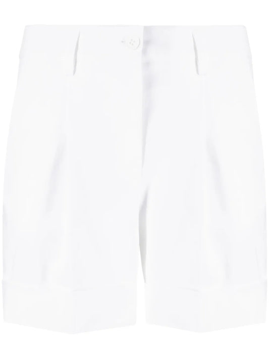 Turn-Up Hem Cotton Shorts