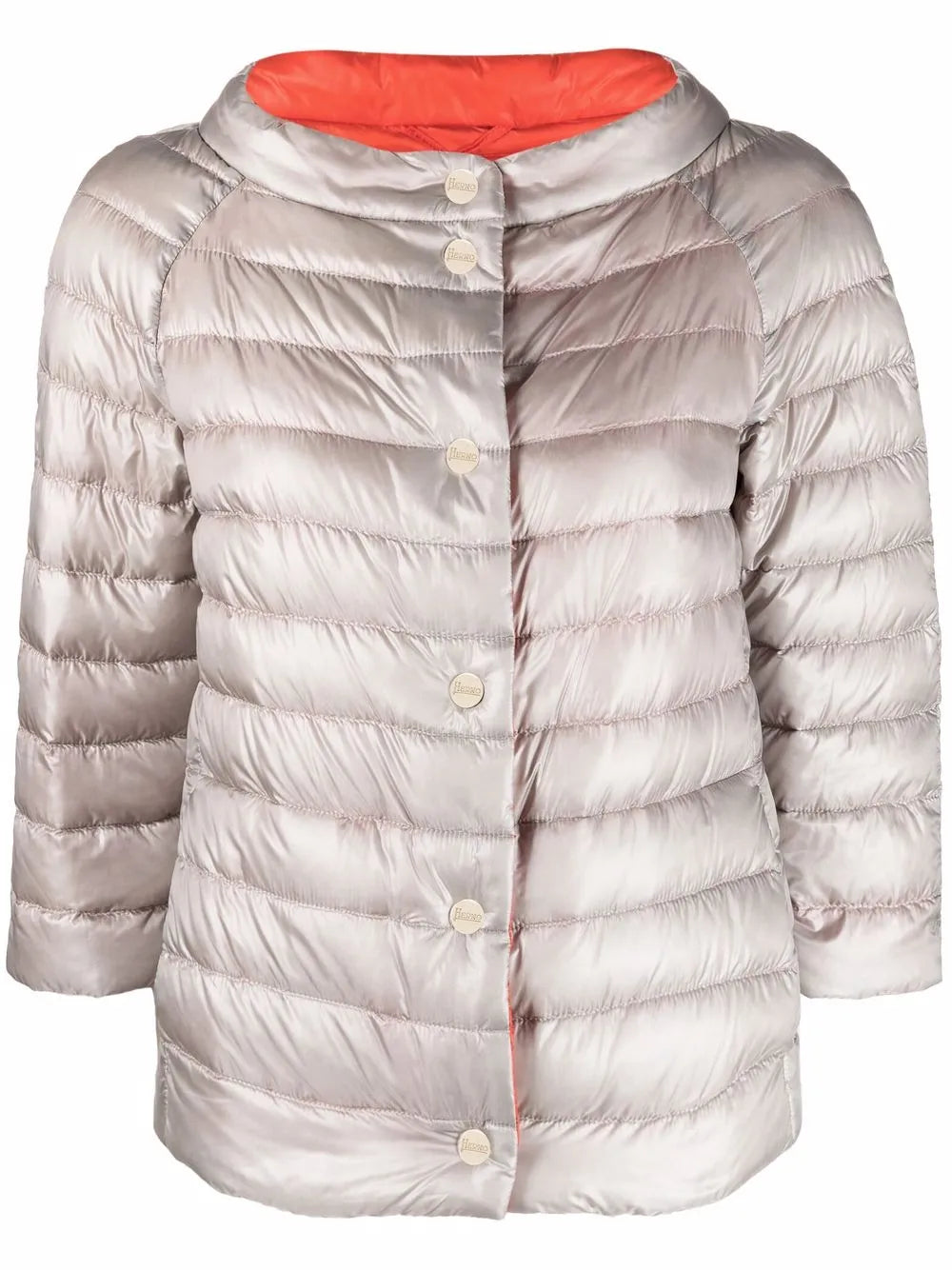 Cropped Sleeves Puffer Jacket
