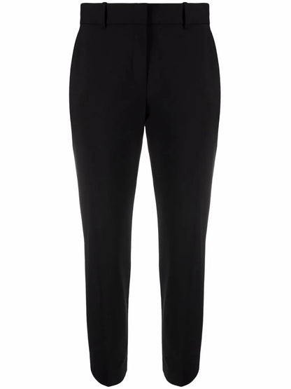 Mid-Rise Cropped Trousers