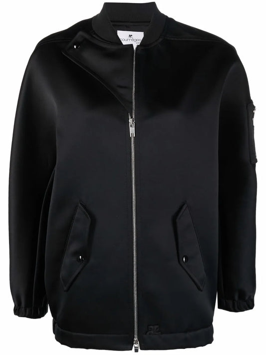 Zip-Fastening Bomber Jacket