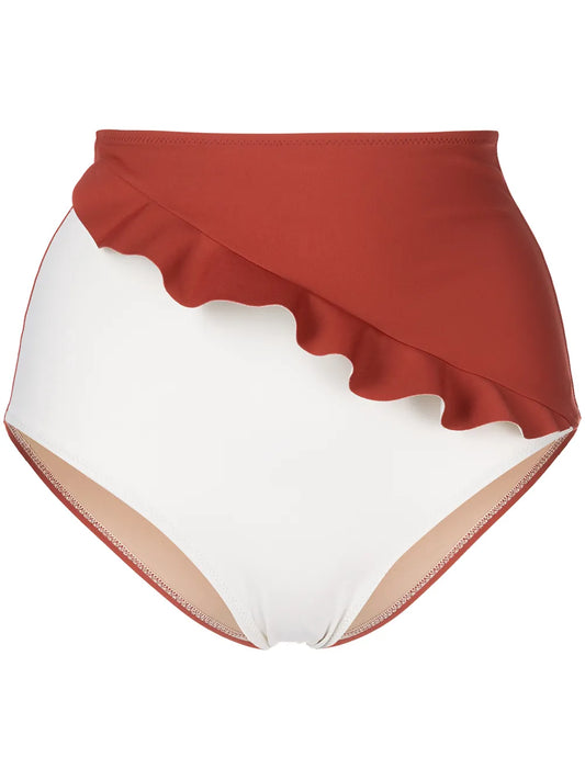 Ruffle-Trim Bikini Briefs