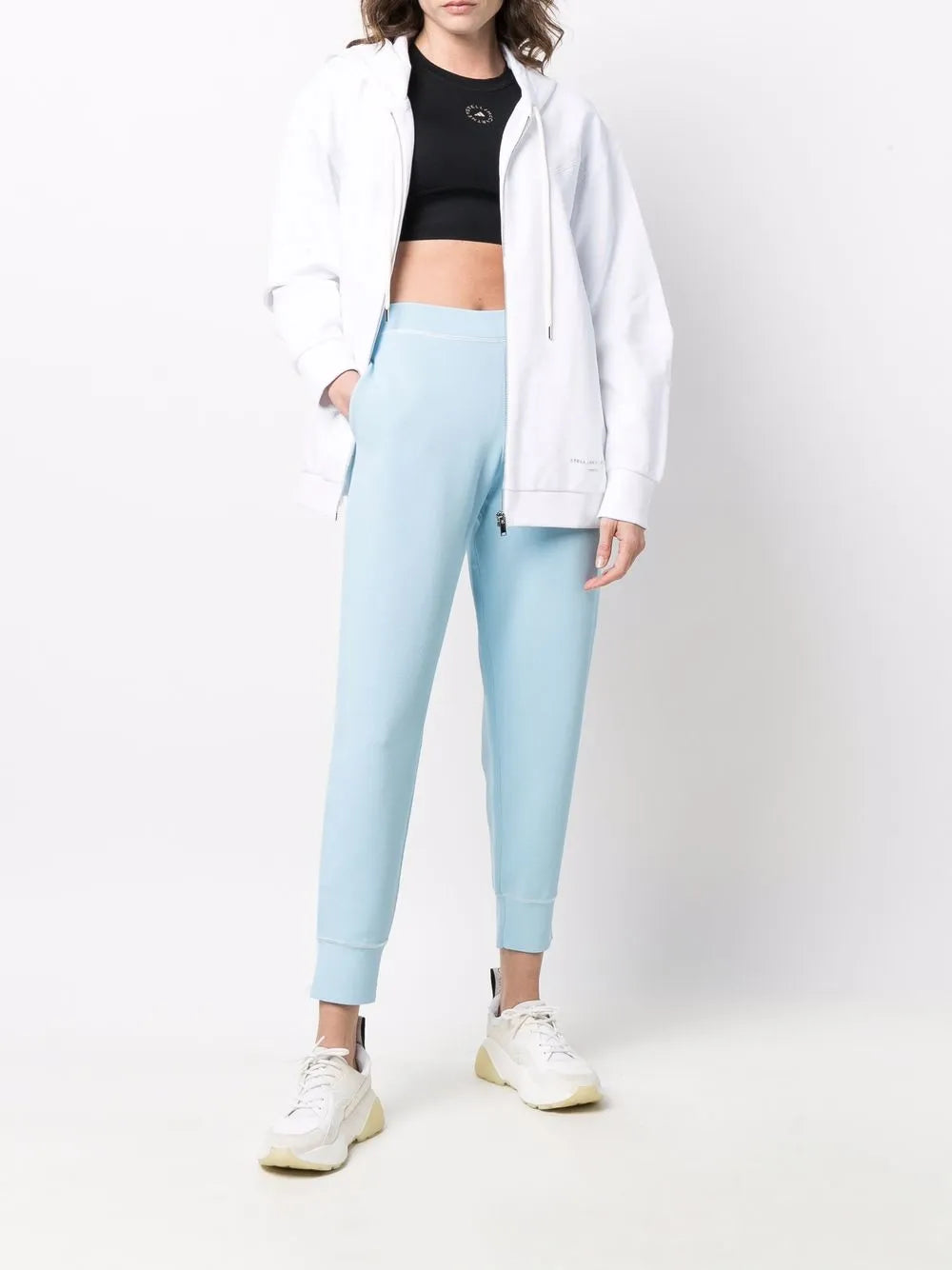 Tapered Cropped Trousers