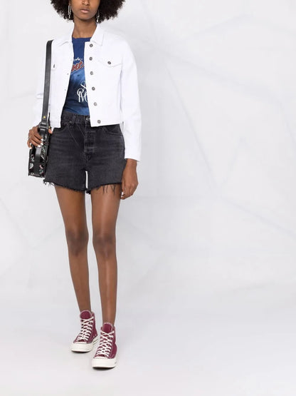 Flap-Pocket Denim Jacket