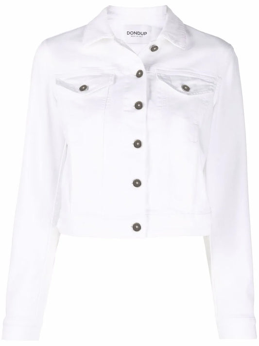 Flap-Pocket Denim Jacket