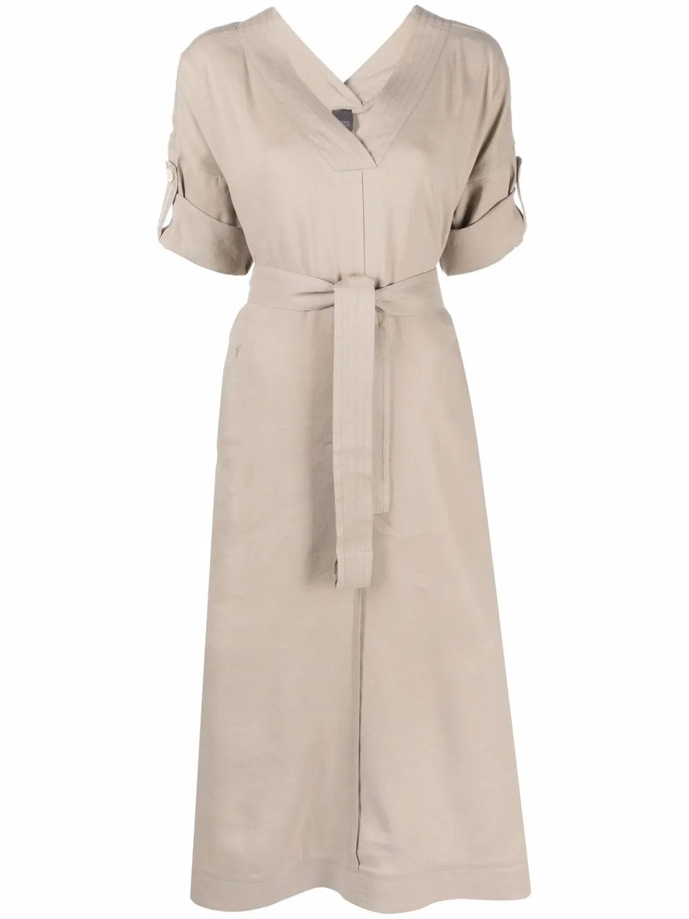 Belted Midi Dress