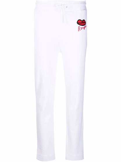 Rouge-Print Track Pants
