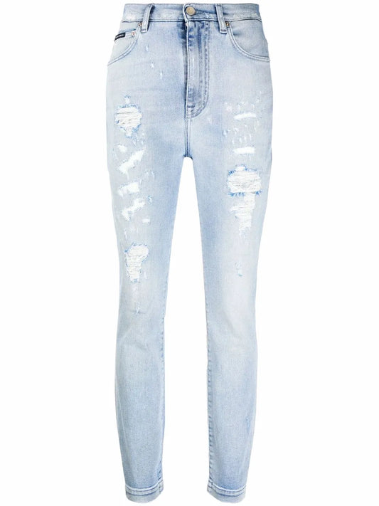 Grace Distressed Skinny Jeans