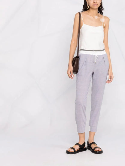 Cropped Track Pants