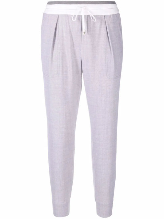 Cropped Track Pants