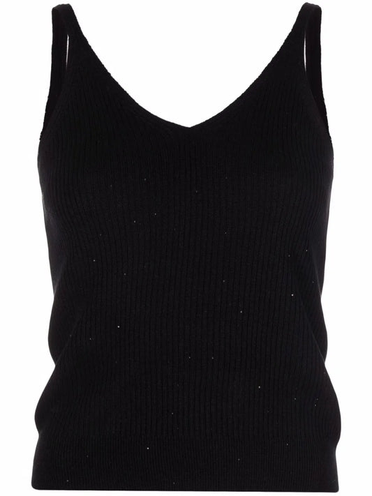 Sleeveless Knitted Top